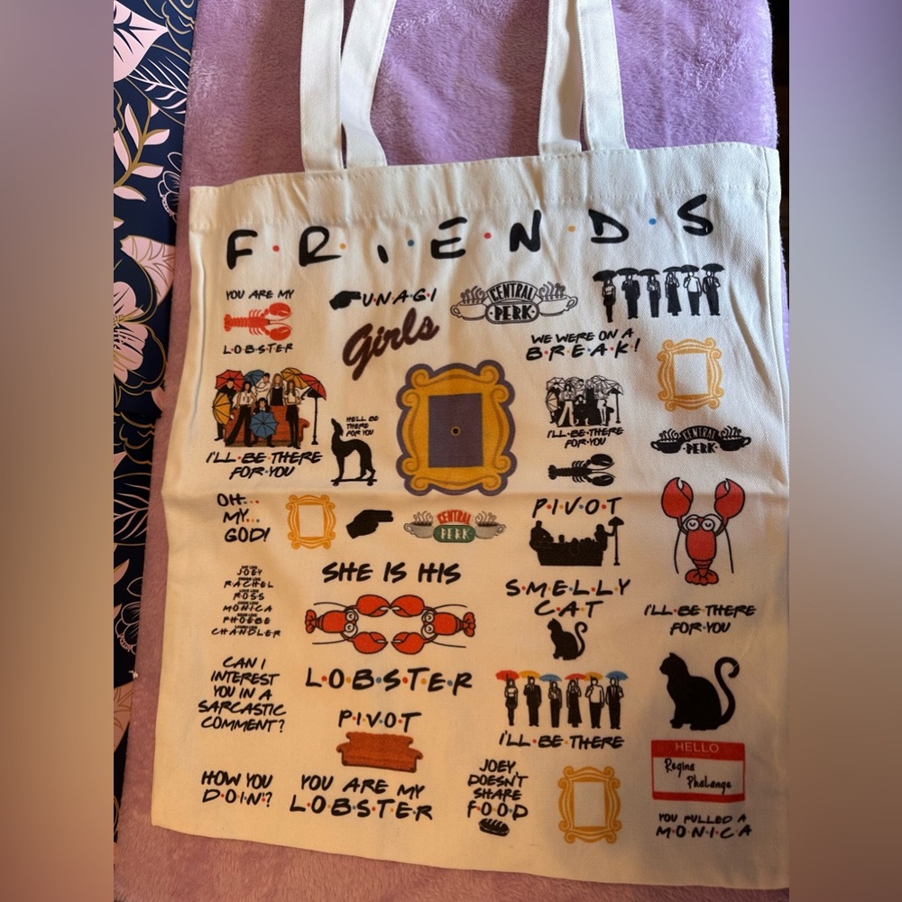 Friends theme tote
